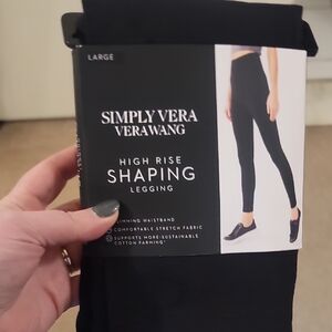 Simply Vera Vera Wang Black Shaping Leggings